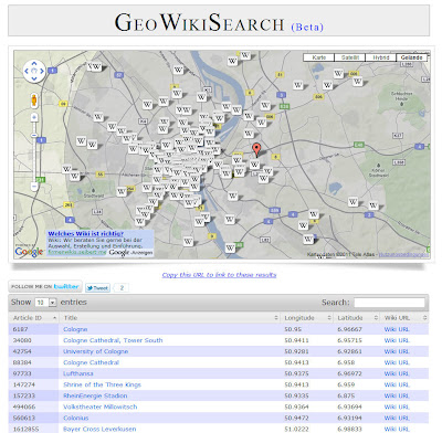Read more about the article Geo-Wiki-Search – Auf einer Landkarte sehen was Wikipedia dazu sagt