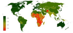Read more about the article Weltfrauentag: Weltkarte zeigt weltweite Lebenserwartung von Frauen je Land – In den Industrieländern leben Frauen am längsten (über 80). In Afrika in vielen zentral-  und südafrikanischen Ländern sieht es schlecht aus (bis 60)