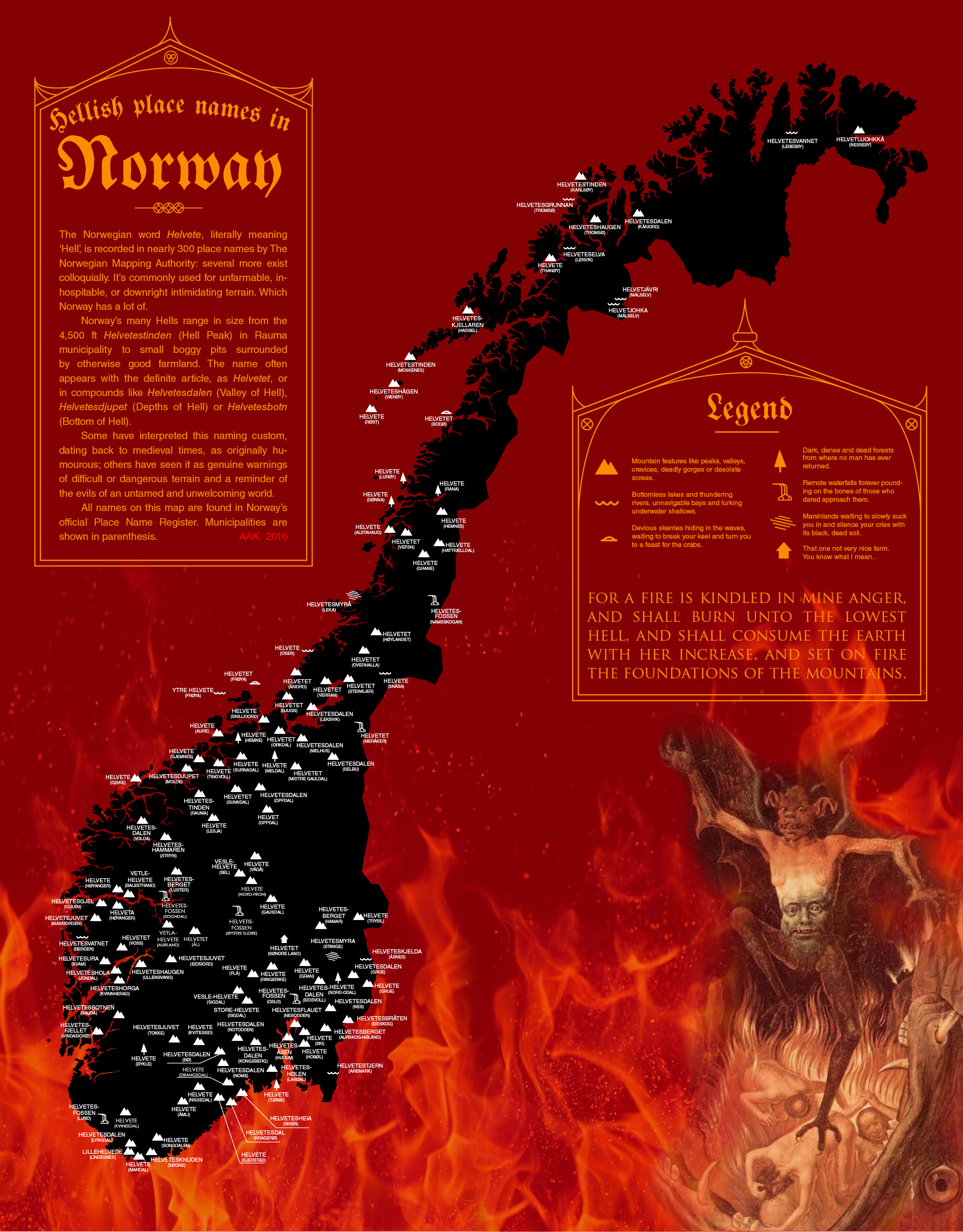 Read more about the article Orte in Norwegen, die nach der Hölle benannt sind