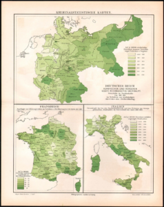 Read more about the article Deutschlandkarte der Kriminalität (1882-1892) – Oberbayern, Pfalz, Ostpreußen und Oberschlesien waren gefährlich!
