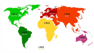 Read more about the article Die Höchste und Tiefste Temperatur je Kontinent – Europa bei -58.1 bis 48.8 Grad – Nur in Europa änderten sich die Werte seit 30 Jahren!