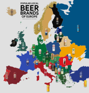 Read more about the article Prost! Beliebte Biermarken in Europa – Einiges ist weltbekannt andere Marken völlig unbekannt.